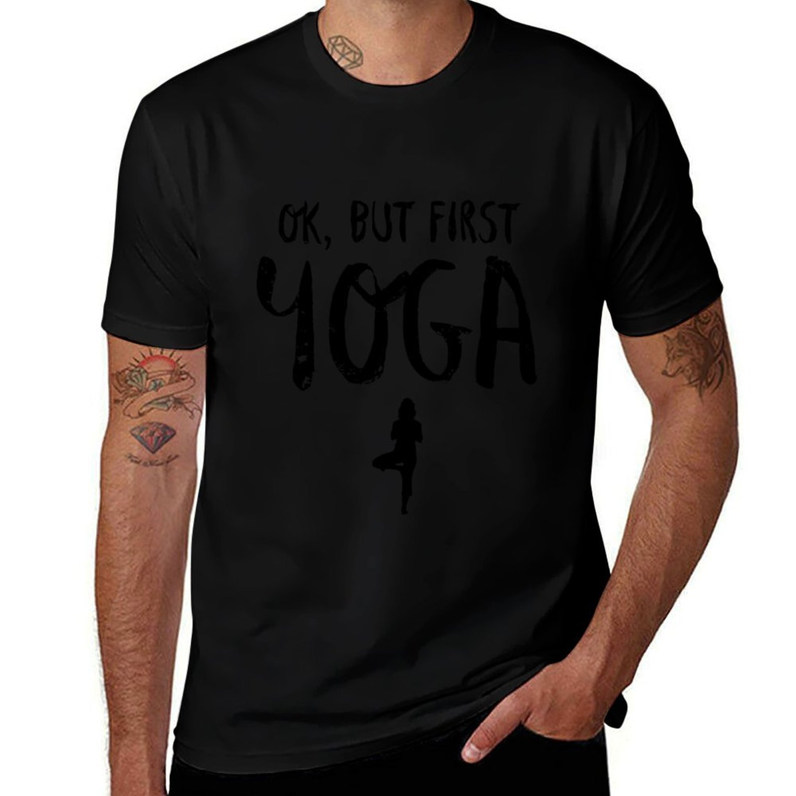 Yoga In Fitness First - حسنًا، ولكن أولاً تي شيرت يوغا