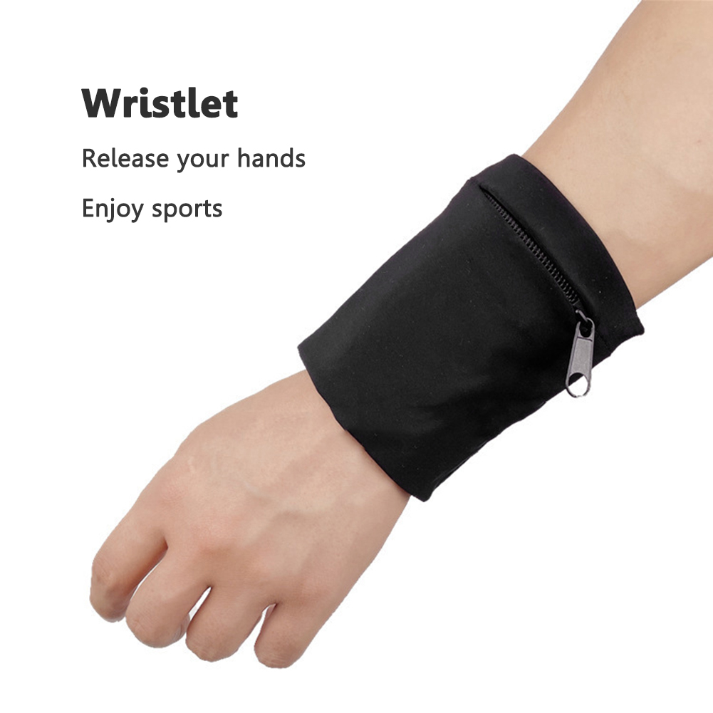 Wrist Wraps Fitness - سستة تشغيل الذراع أكياس الدراجات جيب