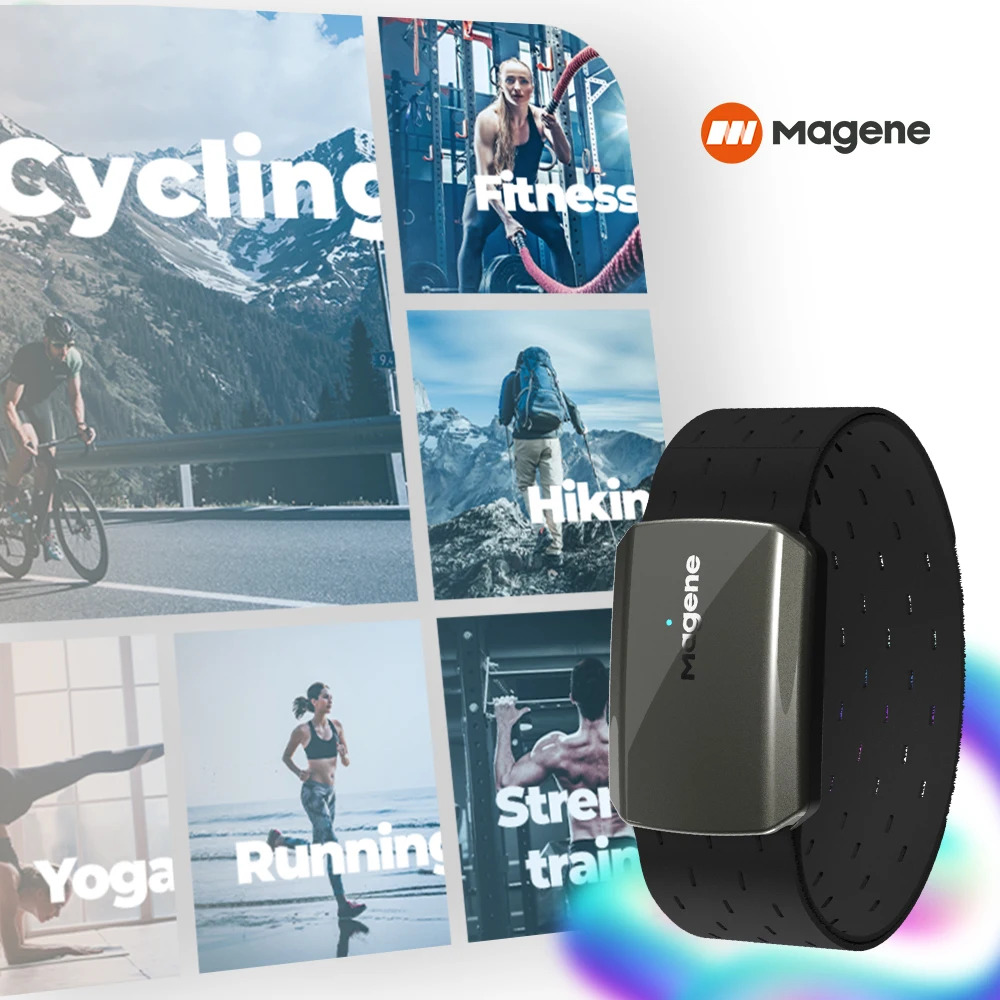 Magene H803 مراقب معدل ضربات ا - مراجعة Wrist Wraps Fitness وسعره