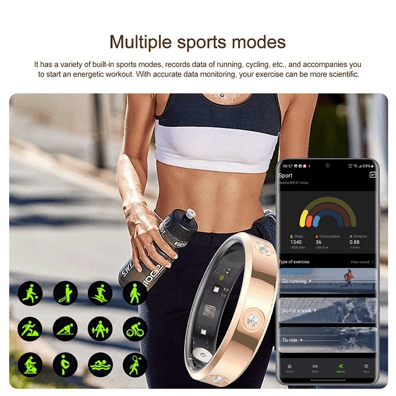 ل Xiaomi الذكية الدائري النساء - مراجعة Wrist Wraps Fitness وسعره