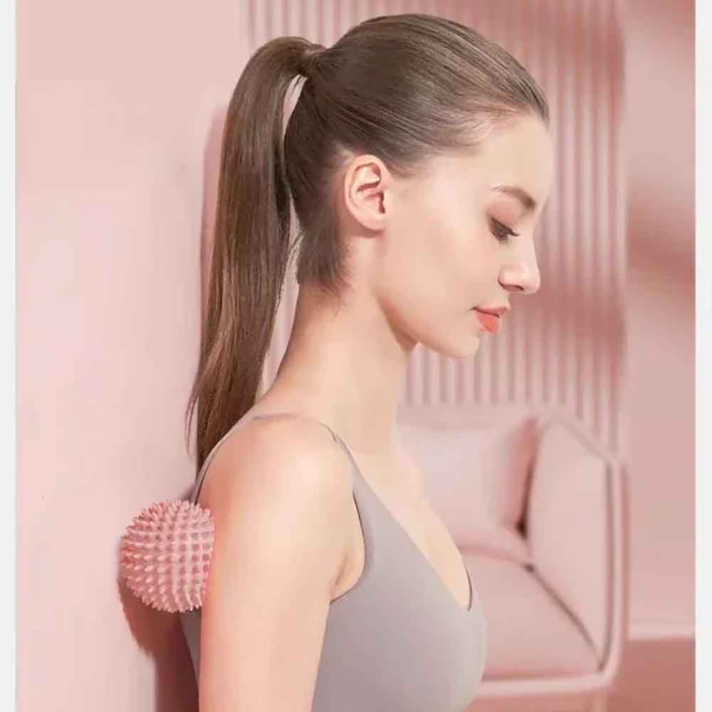 كرة تدليك اليوجا على شكل قنفذ، - مراجعة Shoulder Massage Ball وسعره