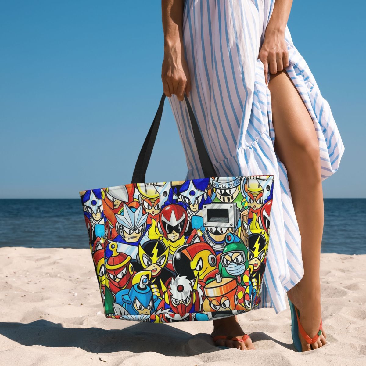 حقيبة ميجا مان للشاطئ من ميجا  - مراجعة Yoga Fitness Videos Free وسعره
