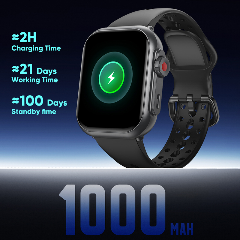 الترا K62 1000 mAh بطارية ساعة - مراجعة Wrist Wraps Fitness وسعره