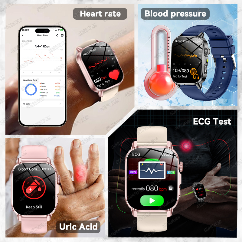 GUHUAVMI 2026 ساعة ذكية جديدة  - مراجعة Wrist Wraps Fitness وسعره