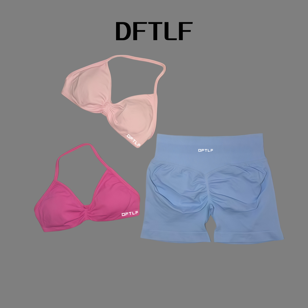 طقم رياضي نسائي من قطعتين DFTL - مراجعة Yoga & Fitness Center وسعره